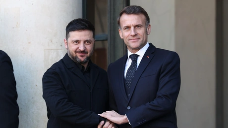 Ζελένσκι και Μακρόν στο Παρίσι