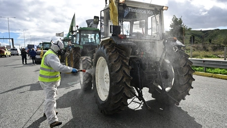 Απολύμανση - τρακτέρ