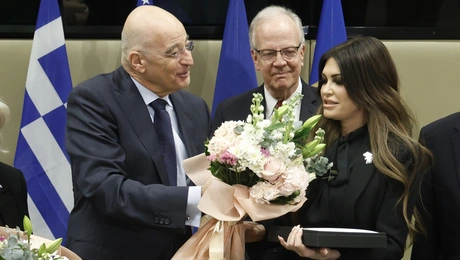 Νίκος Δένδιας και Κίμπερλι Γκιλφόιλ