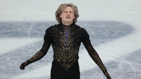 Απογοητευμένος ο Ίλια Μαλίνιν μετά το τέλος του προγράμματός του για τον τελικό του καλλιτεχνικού πατινάζ στους Χειμερινούς Ολυμπιακούς Αγώνες