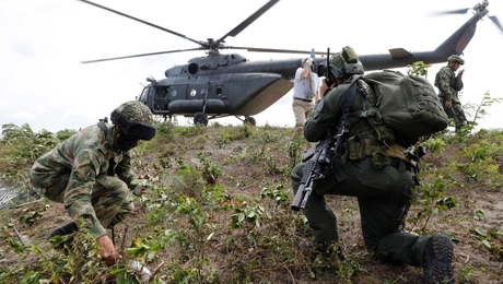 Επιχείρηση κατά συμμορίας ναρκωτικών στη Κολομβία