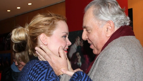 Η Λένα Παπαληγούρα με τον πατέρα της, Αναστάση Παπαληγούρα