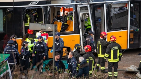 εκτροχιασμός τραμ Μιλάνο