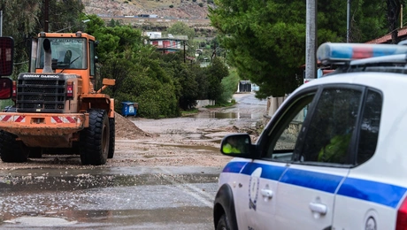 Πλημμύρες στη Νέα Πέραμο