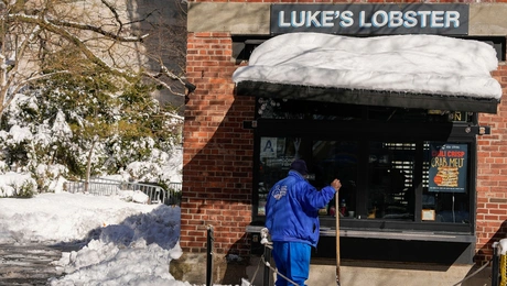 Χιονόπτωση στη Νέα Υόρκη