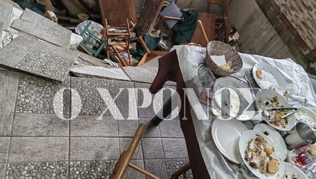 Κατέρρευσε πάτωμα ταβέρνας στη Ροδόπη
