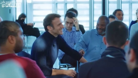 Μακρόν - τηλεόραση