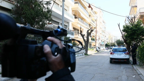 Η σκηνή του εγκλήματος στην Καλαμαριά