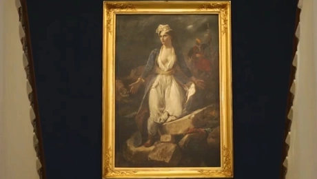 Η Ελλάδα στα ερείπια του Μεσολογγίου Ντελακρουά