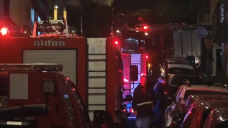 Η επιχείρηση της πυροσβεστικής στου Γκύζη