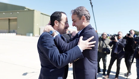 Νίκος Χριστοδουλίδης - Κυριάκος Μητσοτάκης