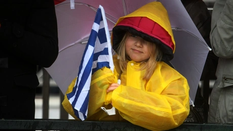 Βροχερός καιρός σε εθνική εορτή