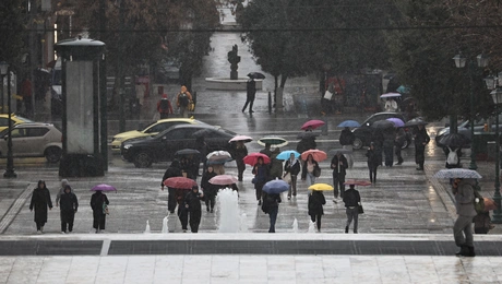 καιρός βροχή