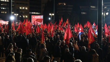 Συγκέντρωση του ΚΚΕ στο Σύνταγμα