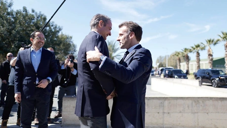 Κυριάκος Μητσοτάκης Εμμάνουελ Μακρόν