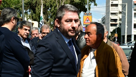 Ο Νίκος Ανδρουλάκης στην εκλογή συνέδρων