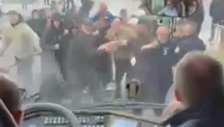 Από τα επεισόδια μετά τον αγώνα