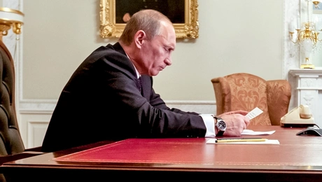 Ο Βλαντίμιρ Πούτιν στο Κρεμλίνο