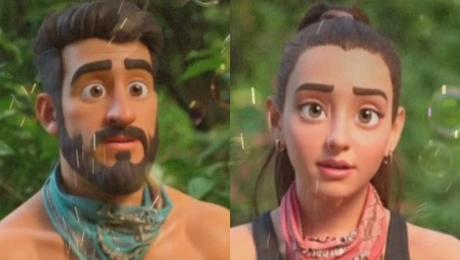 Survivor Μάνος Μαλλιαρός Μαντίσα Τσότα κινούμενα σχέδια