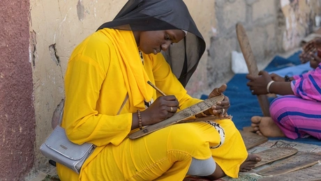 Γυναίκα στη Σενεγάλη Αφρικη