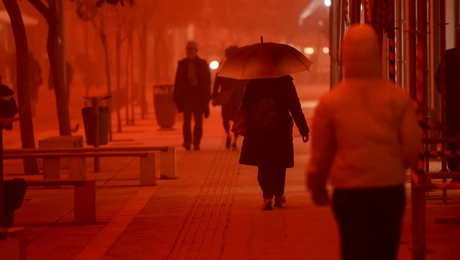 Επιβάρυνση από αφρικανική σκόνη στο Ηράκλειο Κρήτης