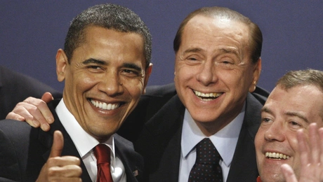 Μπαράκ Ομπάμα και Σίλβιο Μπερλουσκόνι