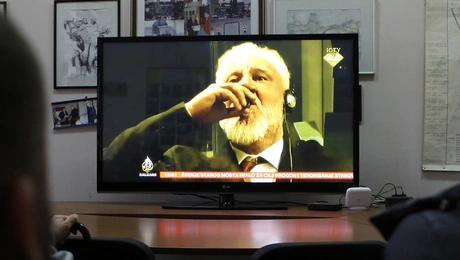 Η τότε ζωντανή μετάδοση από τη δίκη του Σλόμπονταν Πράλιακ