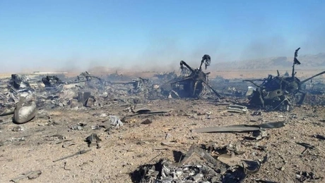 Οι εικόνες που δημοσιεύει το Ιράν και φέρεται να δείχνουν τα συντρίμμια των αμερικανικών αεροσκαφών