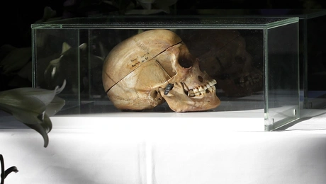 Το κρανίο γηγενούς Νάμα ή Χερέρο που σκοτώθηκε στη γενοκτονία