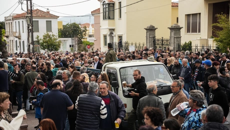 Μαζική κινητοποίηση για την κτηνοτροφία στη Λέσβο