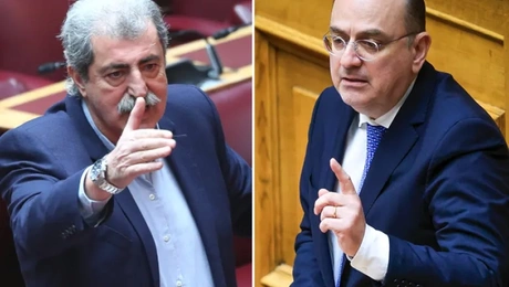 Παύλος Πολάκης και Μακάριος Λαζαρίδης