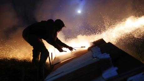 Ρουκετοπόλεμος στη Χίο