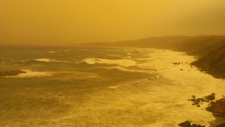 Αφρικανική σκόνη στη Γαύδο