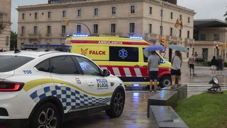Ασθενοφόρο στη Μαγιόρκα της Ισπανίας