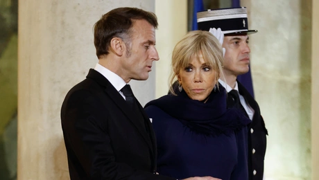 Το προεδρικό ζεύγος της Γαλλίας, Μπριζίτ και Εμανουέλ Μακρόν