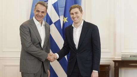 Κυριάκος Μητσοτάκης και Mati Staniszewski