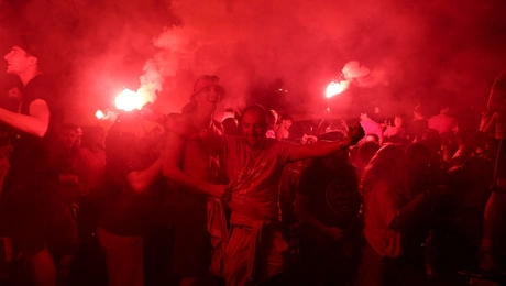Οι πανηγυρισμοί στον Πειραιά