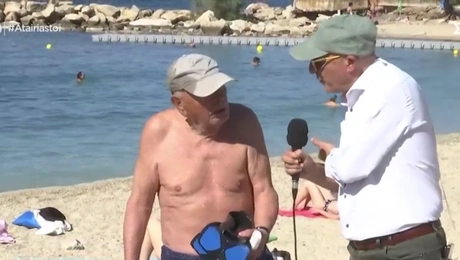 Ο διάλογος του Γιώργου Τσελίκα με ηλικιωμένο λουόμενο
