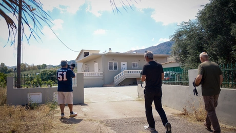Ο τόπος το εγκλήματος στα Χανιά