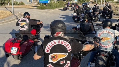 Συνάντηση μελών της λέσχης μοτοσυκλετιστών Hells Angels στην Ηγουμενίτσα
