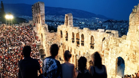 Από τη συναυλία των Jethro Tull στο Ηρώδειο το 2003. 