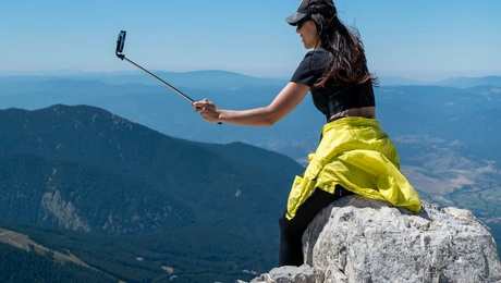 κοπέλα selfie