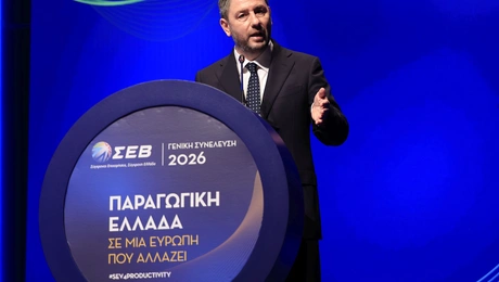 Νίκος Ανδρουλάκης στη ΓΝ του ΣΕΒ