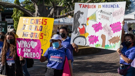 Διαμαρτυρία για τη βία κατά των γυναικών στην Ονδούρα