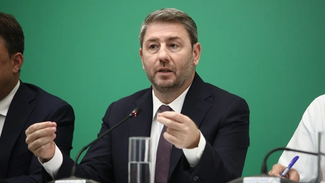 Ο πρόεδρος του ΠΑΣΟΚ, Νίκος Ανδρουλάκης