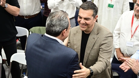 Σωκράτης Φάμελλος και Αλέξης Τσίπρας