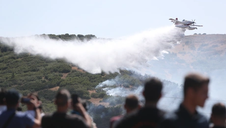 Φωτιά στο Δερβένι Θεσσαλονίκης
