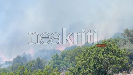 Φωτιά στο Ηράκλειο