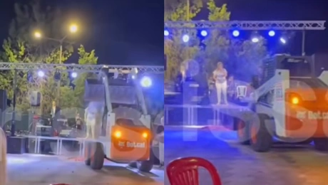 Γωγώ Τσαμπά της πέταξαν λουλούδια με φορτωτή