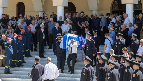 Κηδεία Πυροσβέστη